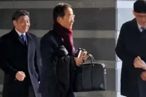 [포토] 김호철 감사원장 후보자, 인사청문회 준비 사무실 출근