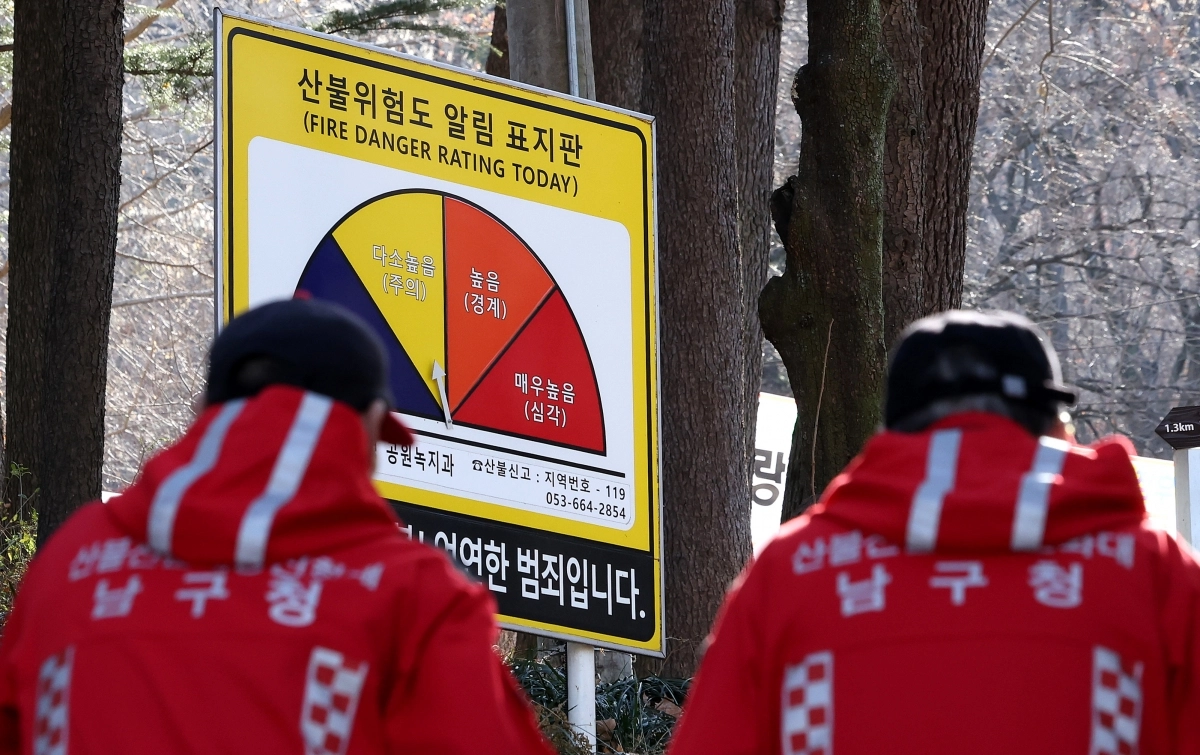 전국 산불 주의보