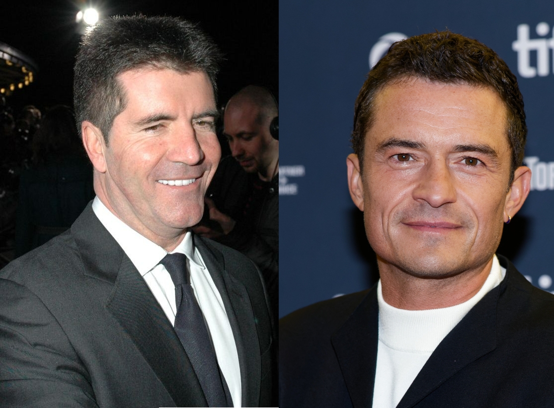 혈액을 빼내 세척한 뒤 다시 몸에 주입하는 시술을 받았다고 밝힌 제작자 사이먼 코웰(왼쪽)과 배우 올랜도 블룸. 위키미디어 커먼스