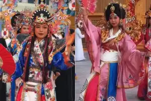 “이게 한복이라고?”…사우디 수도 한복판 ‘코리아 빌리지’ 기괴한 디자인 의상 논란 [포착]