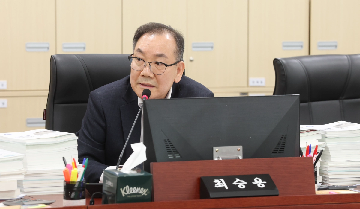 최승용 의원이 9일 2026년도 경기도 예산안 심사에서 질의하고 있다.(사진=경기도의회)