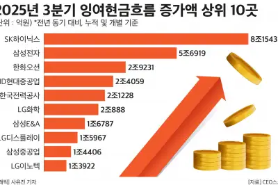 반도체 업황 훈풍에…500대 기업 잉여현금흐름 1년새 20조 증가