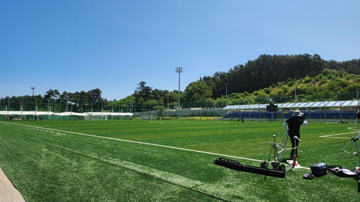 강원 삼척복합체육공원 축구B구장. 삼척시 제공