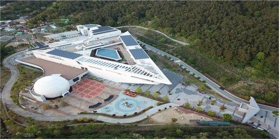 국립부산과학관  항공사진. 부산시 제공