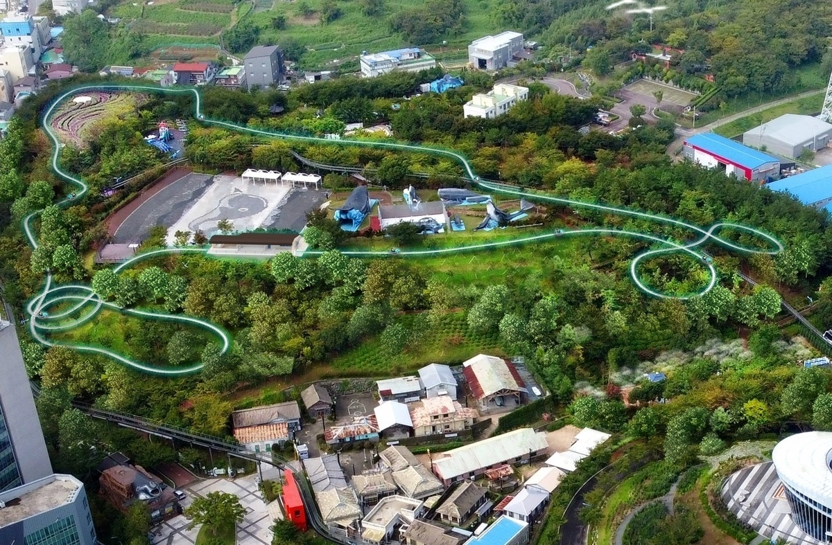 울산 남구 장생포 고래문화마을에 조성될 코스터카트 조감도. 울산 남구 제공