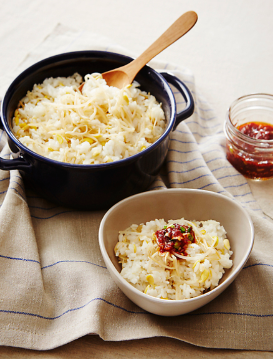 콩나물밥 관련 이미지. 아이클릭아트