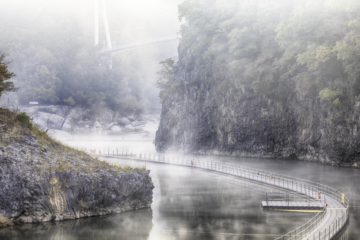 강원 철원 한탄강 물윗길. 철원군 제공