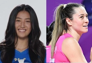 오드리 박(미국 콜럼버스 퓨리)과 레베카 라셈. 오드리 박·KOVO 제공