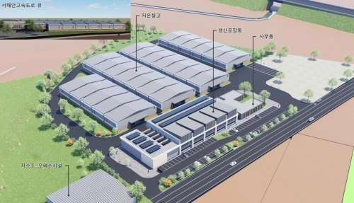 사시사철 김치 원료 공급단지 조감도. 고창군 제공