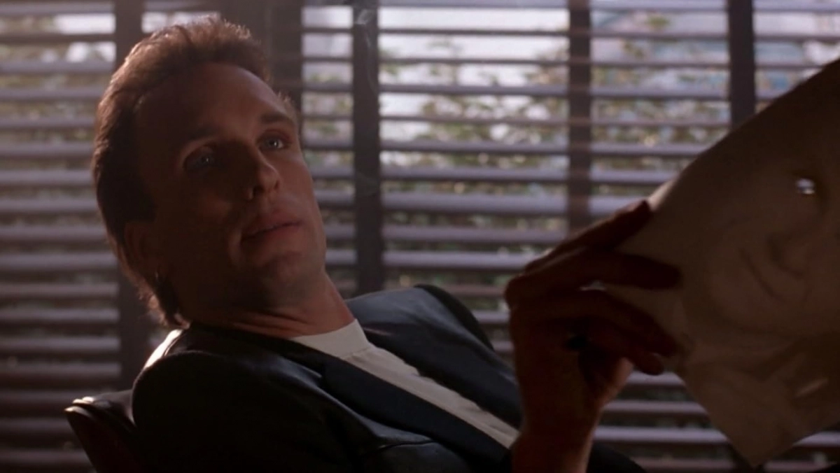 영화 ‘마스크’에서 도리안 타이렐 역을 맡은 피터 그린. 워너 브러더스 코리아 제공