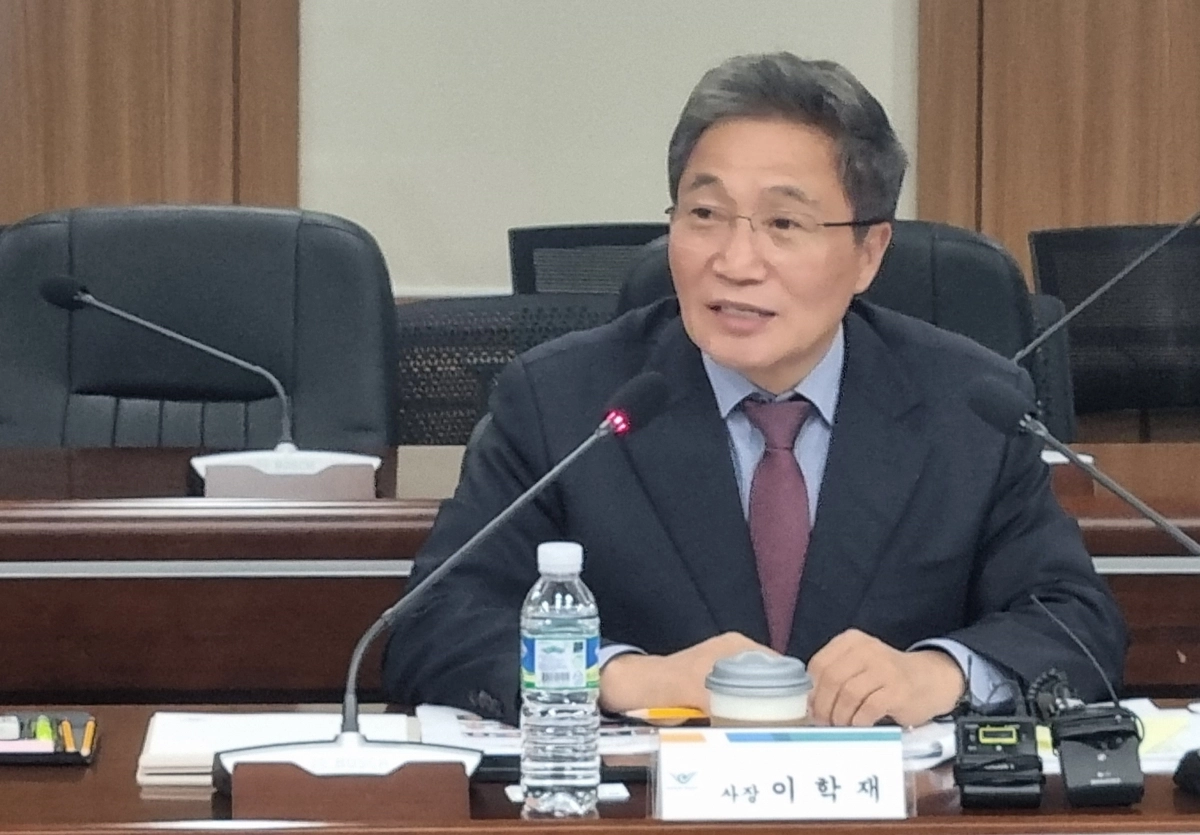 이학재 인천공항공사 사장.