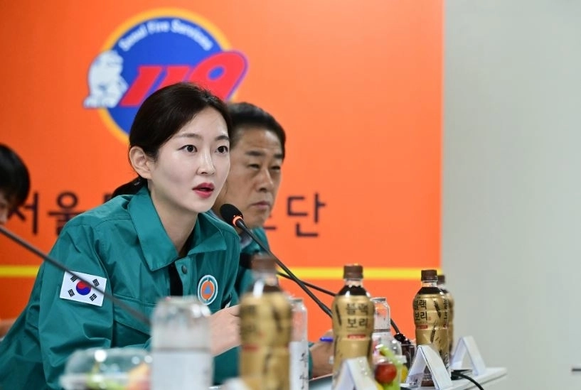 119특수구조단 수난구조대를 방문한 김혜지 의원