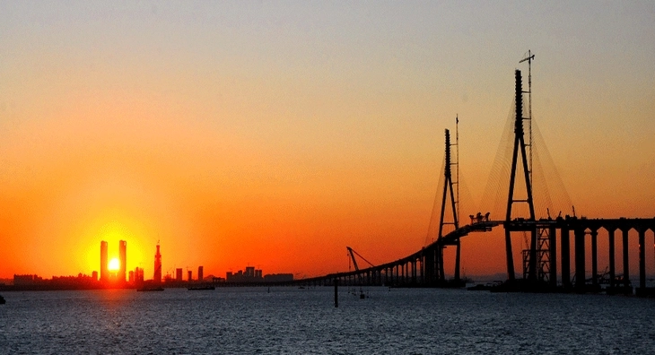 인천대교 전경.