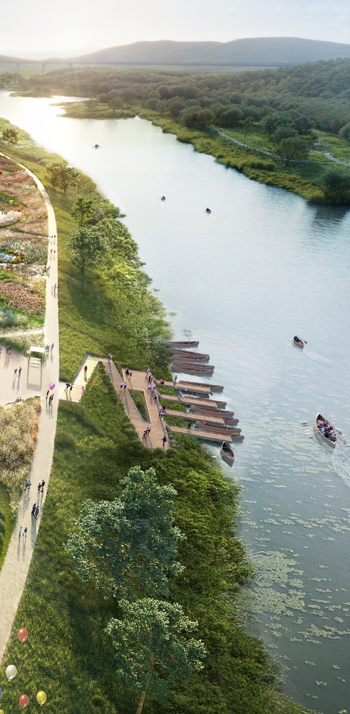 영산강 물순환체계 구축사업 조감도. 광주광역시 제공