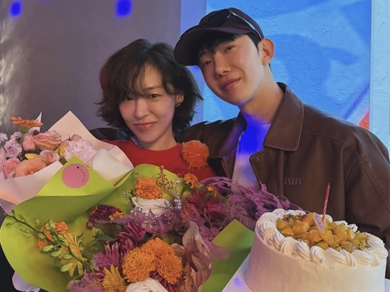 지난 9월 조권이 가인의 생일을 축하해줬다. 조권 SNS