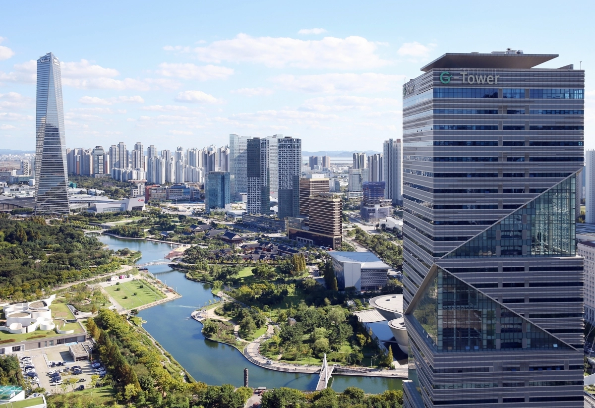 인천경제청 청사 G타워.