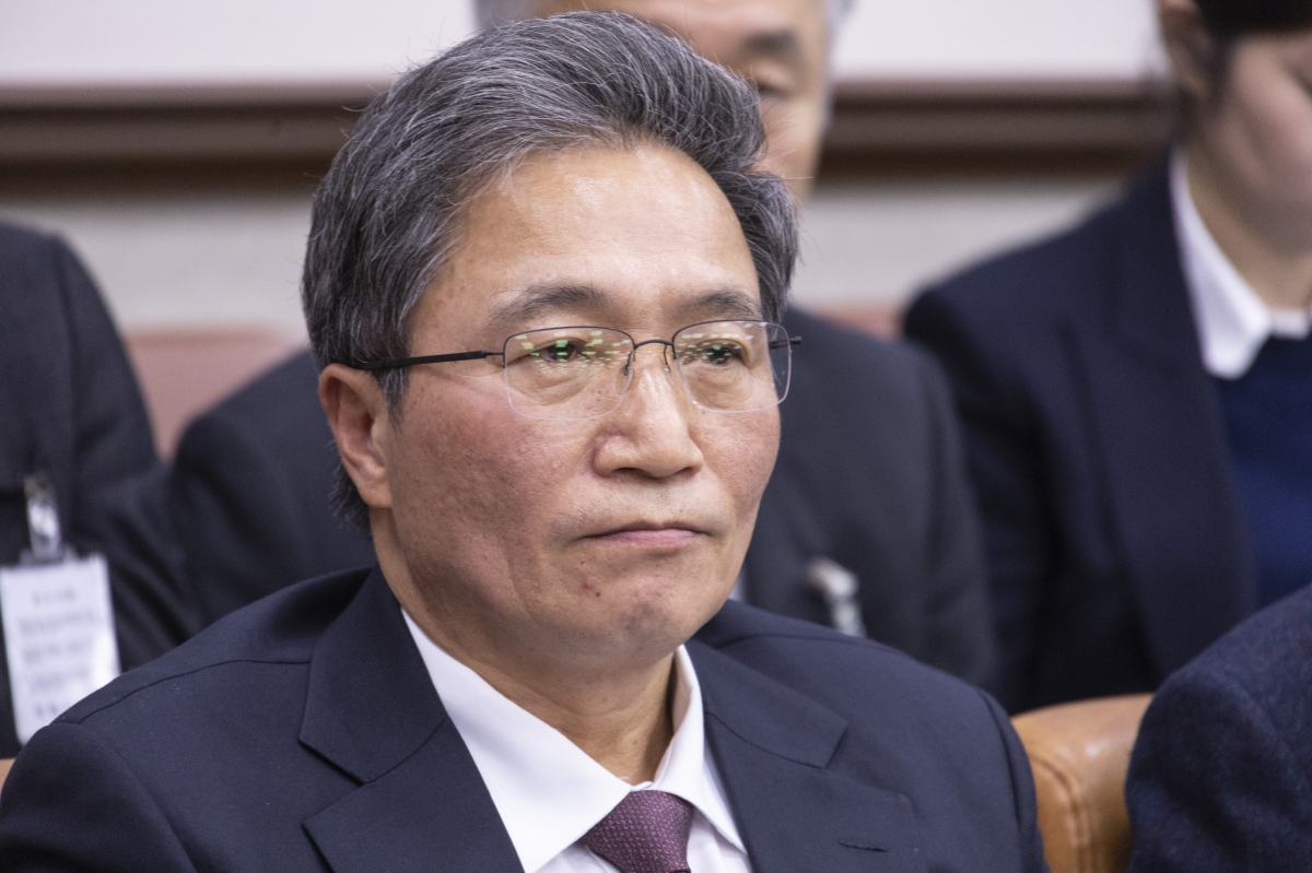 이학재 인천공항공사 사장이 17일 국회 국토교통위원회 전체 회의에 출석해 자리에 앉아 있다. 2025.12.17 연합뉴스