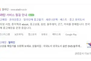 알라딘 온라인 접속 ‘한때 먹통’…“해킹 전혀 없어”