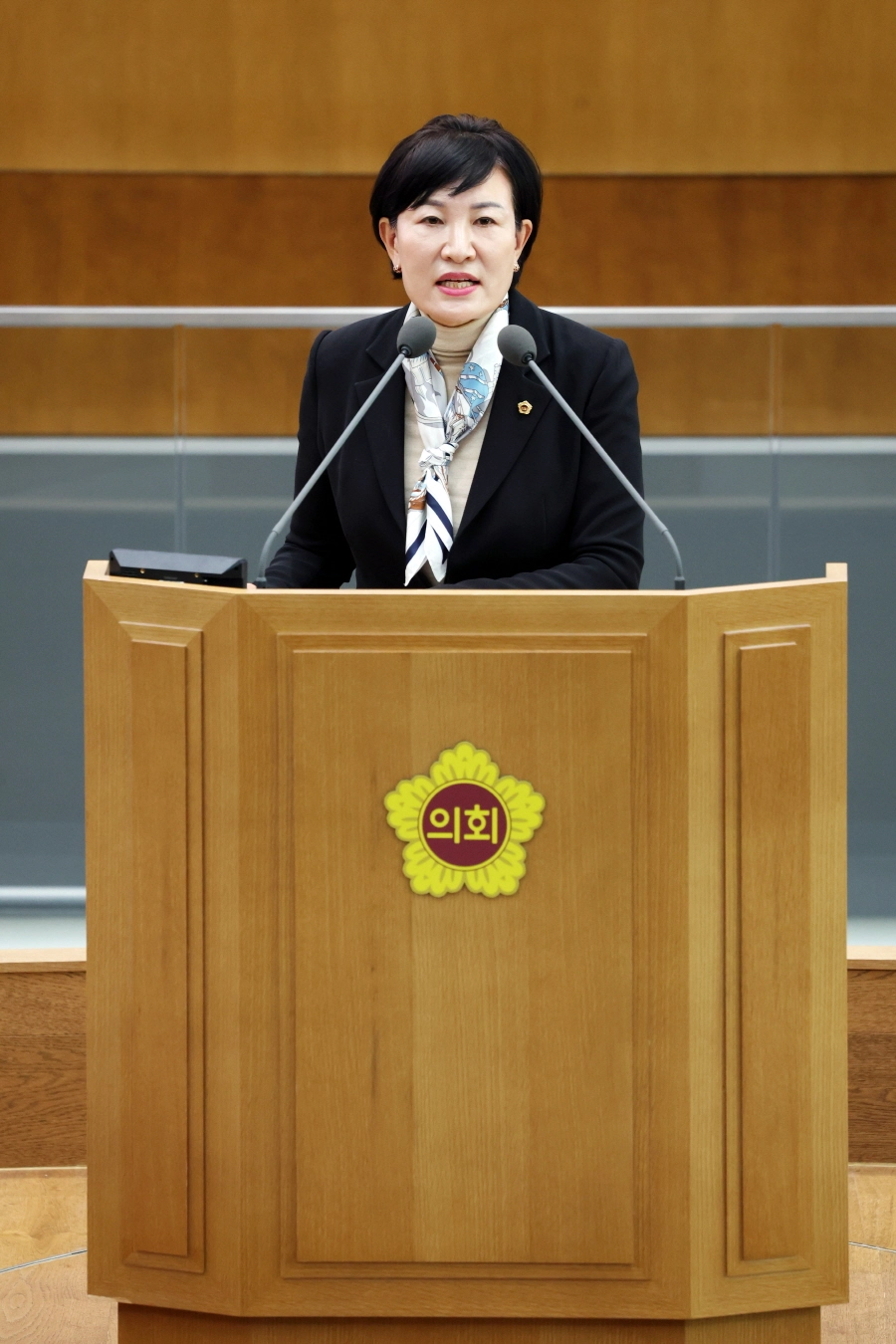 이채명 의원이 18일 본회의에서 5분 자유발언을 하고 있다.(사진=경기도의회)