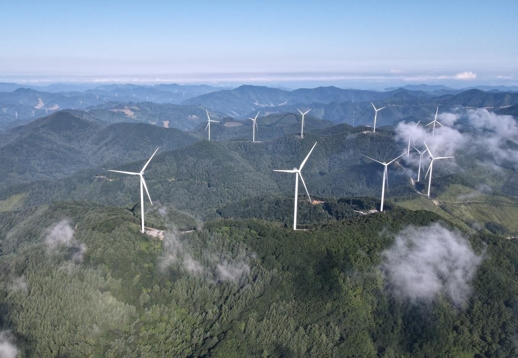 가덕산 발전지구 전경