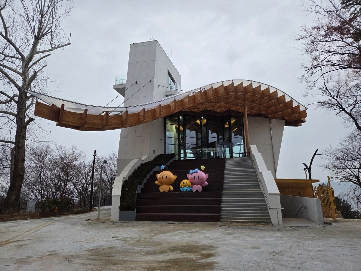 내년 2월 개장 예정인 대전 보문산 큰나무 전망대. 대전시 제공