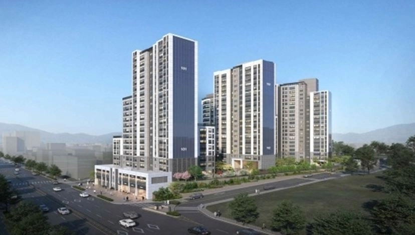 중화우성타운 재건축 사업 투시도