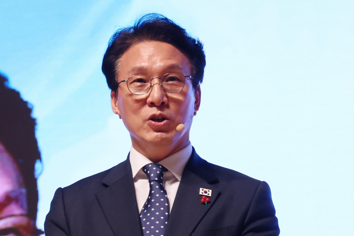 김민석 국무총리가 20일 전남 무안군 전남도청에서 열린 국정 설명회에서 발언하고 있다. 2025.12.20 연합뉴스