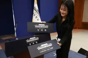 다시 청와대로… 춘추관 브리핑룸 새단장
