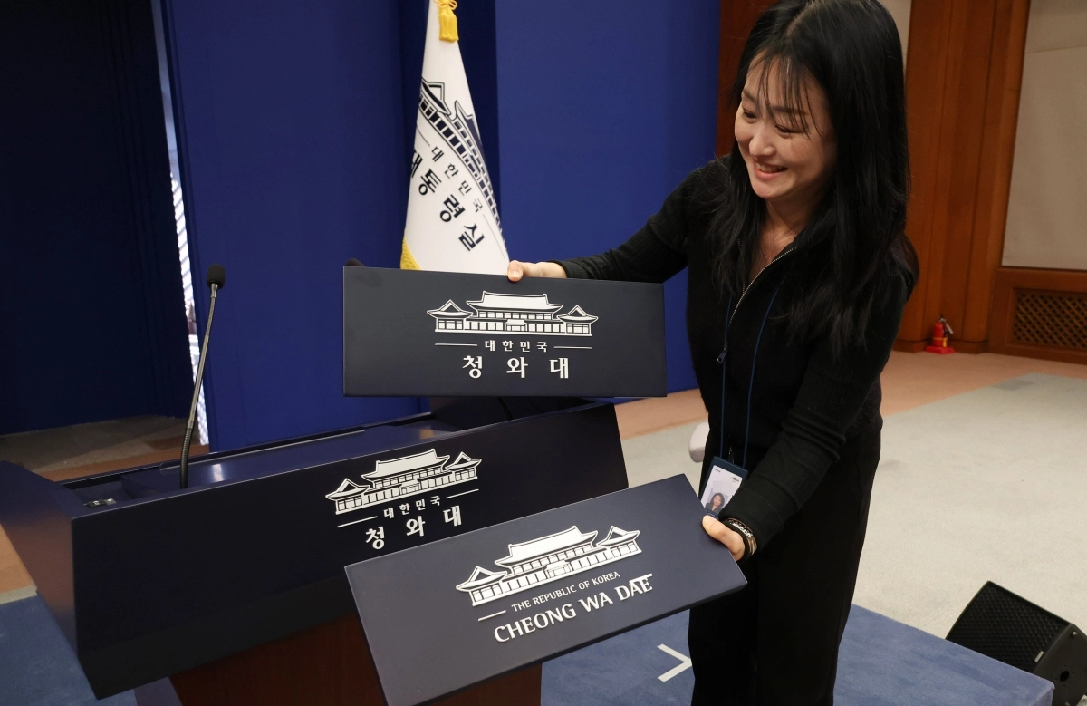 다시 청와대로… 춘추관 브리핑룸 새단장