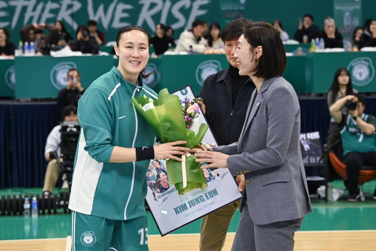 은퇴 앞두고 최다 출전 대기록 세운 김정은 “19경기 남았네요”