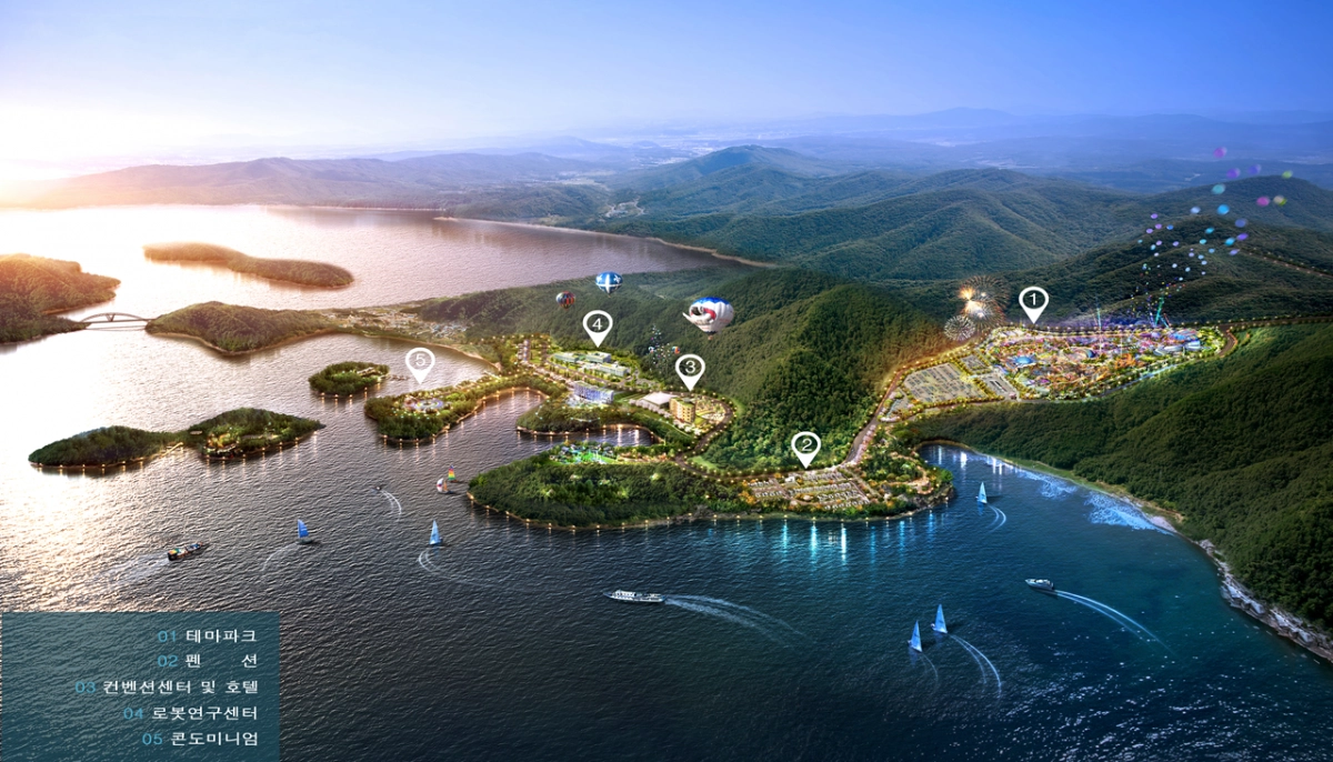 2016년 기준 로봇랜드 조성 사업 조감도. 2025.12.22. 경남도 제공