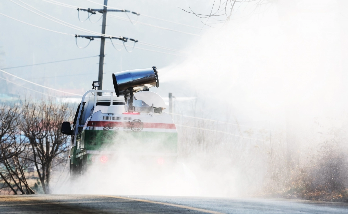 조류인플루엔자 방역. 연합뉴스