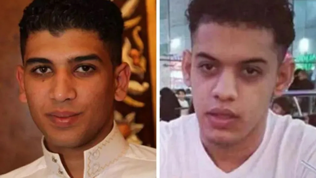 사우디아라비아가 올해 최소 347명에게 사형을 집행하면서, 종전 최다 기록을 경신했다고 영국 BBC 방송이 21일(현지시간) 보도했다. 처형자 명단에는 체포 당시 미성년자였던 압둘라 알 데라지(왼쪽)와 잘랄 알 아바드도 포함됐다. 두 사람은 지난 2011~2012년 사우디 정부의 시아파 탄압에 항의하고, 보안군에 희생된 사람들의 장례식에 참석하는 등 반정부 활동을 벌이다가 구금됐다. 국제엠네스티 자료사진