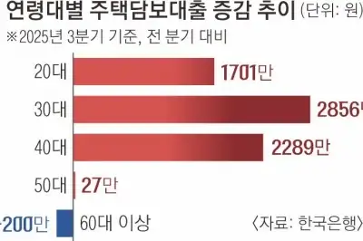 3040, 3분기 ‘영끌 막차’ 탔다… 신규 주택담보대출 역대 최대