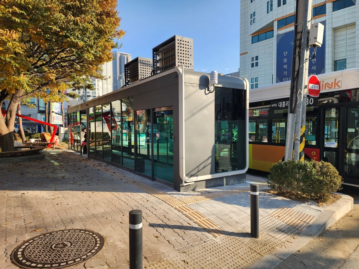 이천터미널 신둔홈 스마트 쉘터(이천시 제공)