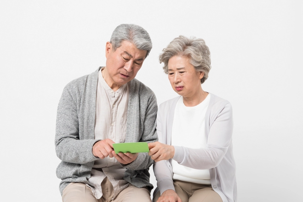 노후자금 걱정. 아이클릭아트