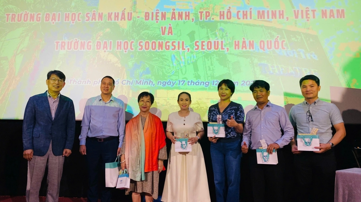 숭실사이버대-베트남 호치민 시립 연극영화대학교 업무협약식.(사진=숭실사이버대 제공)