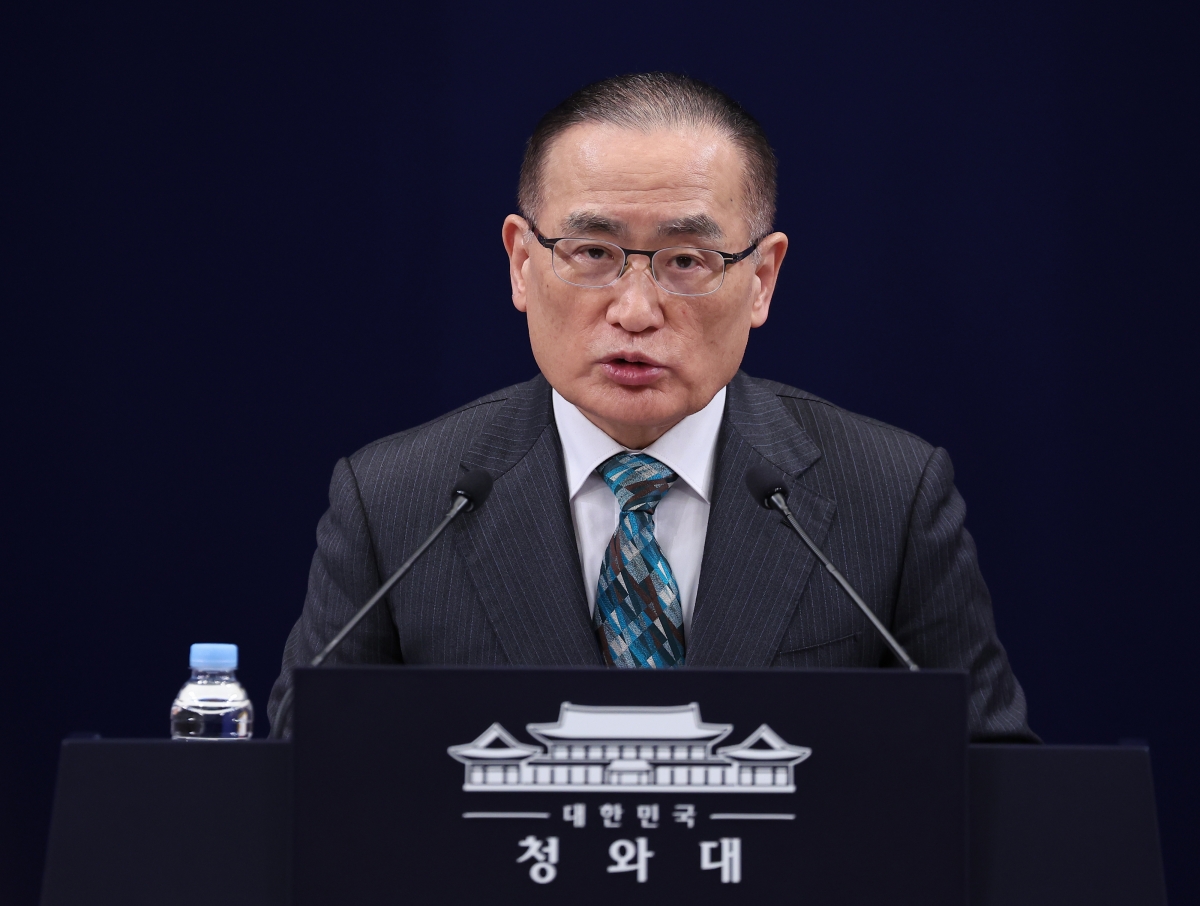 위성락 국가안보실장. 연합뉴스