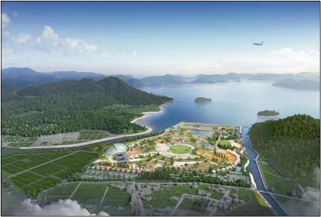 한·아세안 국가정원 조감도.  경남도 제공