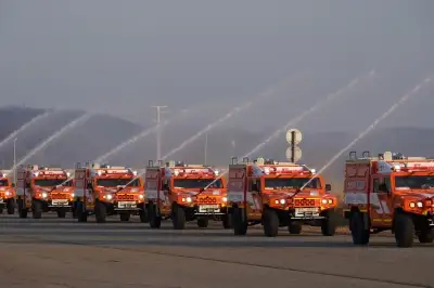‘야간 산불’ 투입 가능, 군용차 개조 다목적 진화 차량 첫 현장 배치