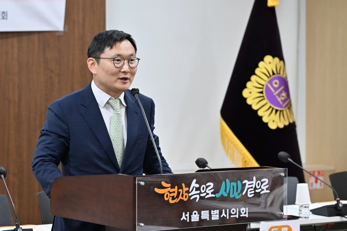 발언중인 허훈 의원