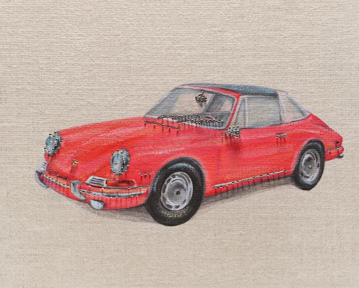 문지혜, F collection, Mixed media, 14x19cm, 2005. 사진: 비선재 제공.