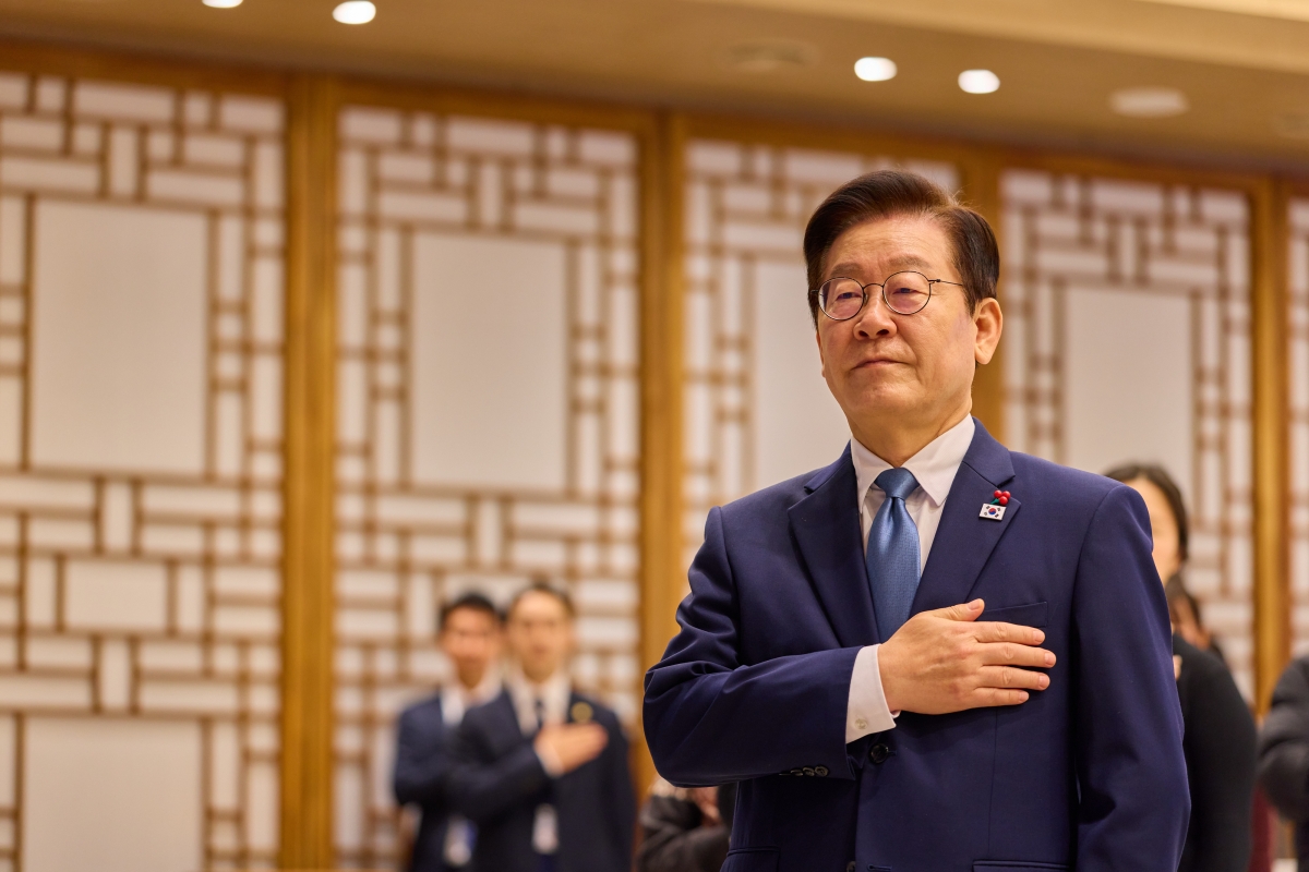 이재명 대통령, 위험직무 순직 유가족 초청 오찬 참석