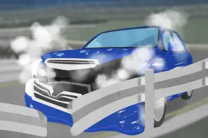 교차로에서 어린이 치고 달아난 60대 징역형 집행유예