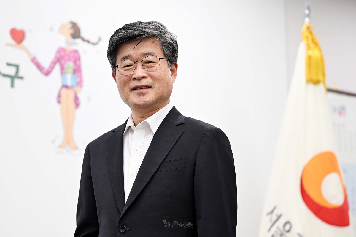 김길성 서울 중구청장이 27일 서울 중구청에서 서울신문과 인터뷰를 하고 있다. 2024.5.27 오장환 기자
