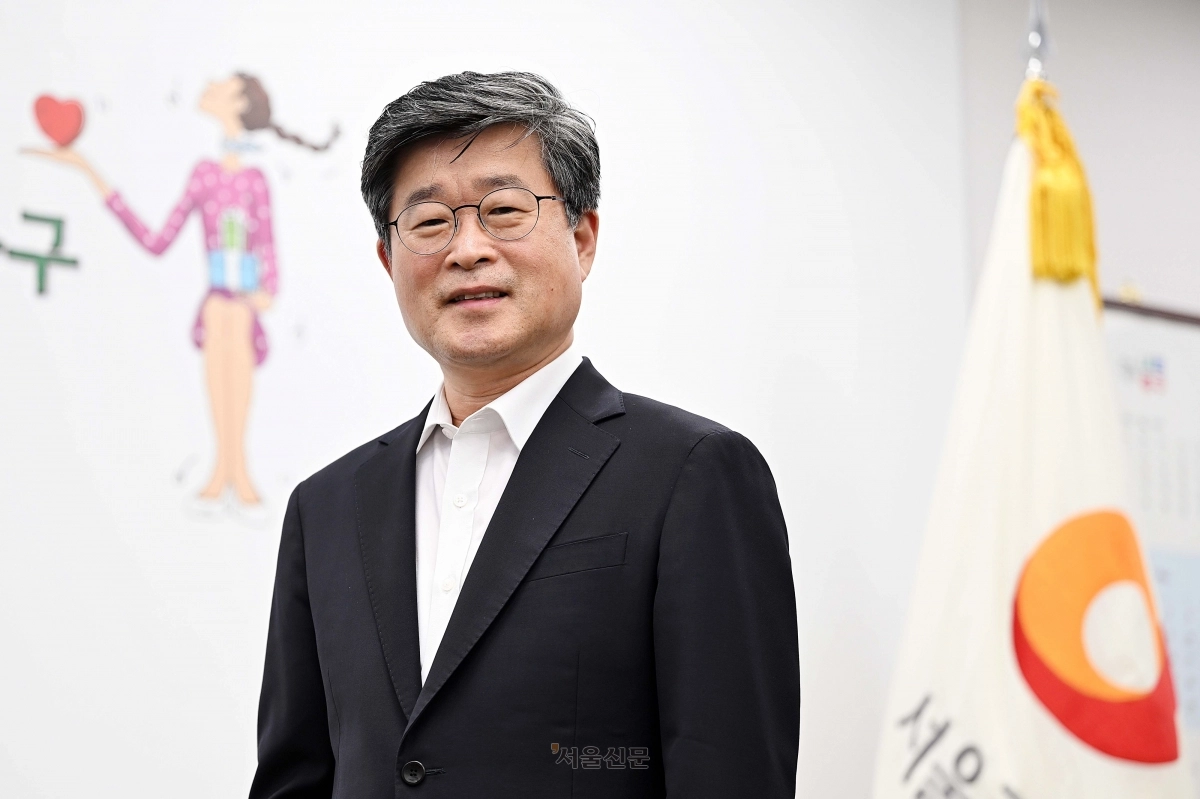 김길성 서울 중구청장이 27일 서울 중구청에서 서울신문과 인터뷰를 하고 있다. 2024.5.27 오장환 기자