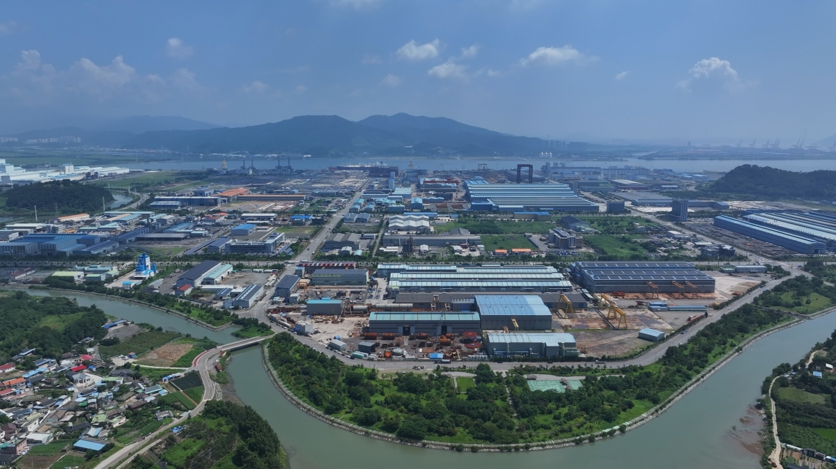 전남 순천 율촌1산단 전경. 광양경자청 제공