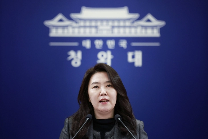 강유정 대변인이 30일 청와대 춘추관에서 이재명 대통령 중국 국빈방문 관련 브리핑을 하고 있다. 2025.12.30. 뉴시스