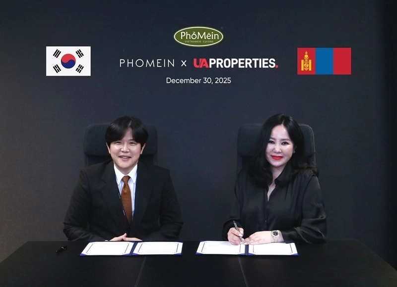 포메인 운영사 데일리킹 대표 김대일, UA Properties 대표 우란구 알탄게렐