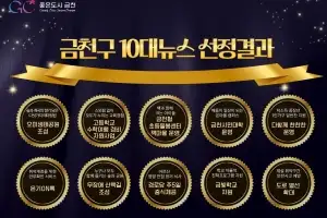 오미생태공원, 금천 주민이 뽑은 1위 ‘10대 뉴스’